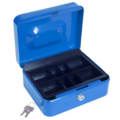 Lockbox Safe With Coin Compartment Tray